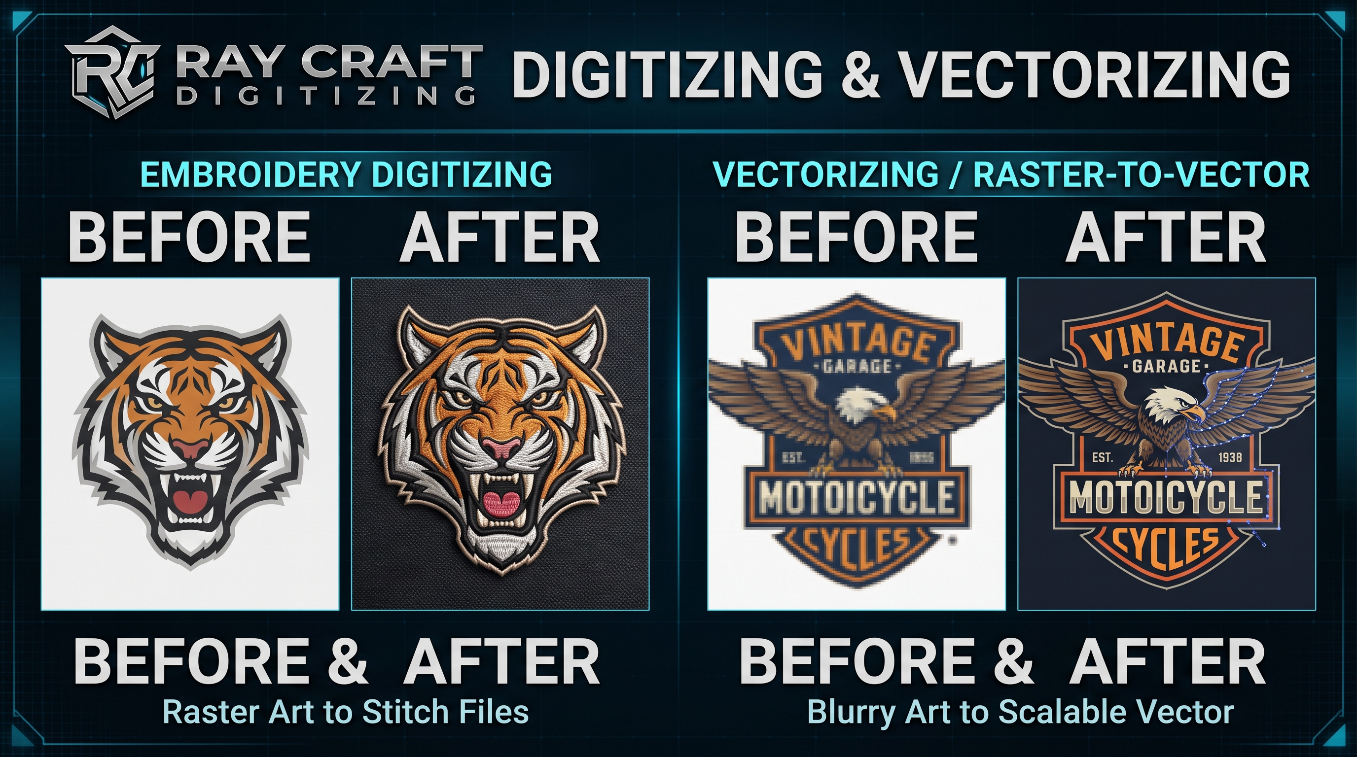 Digitizing and Vectorizing Portfolio